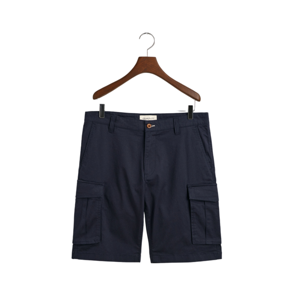 Relaxed Linen DS Shorts - Navy