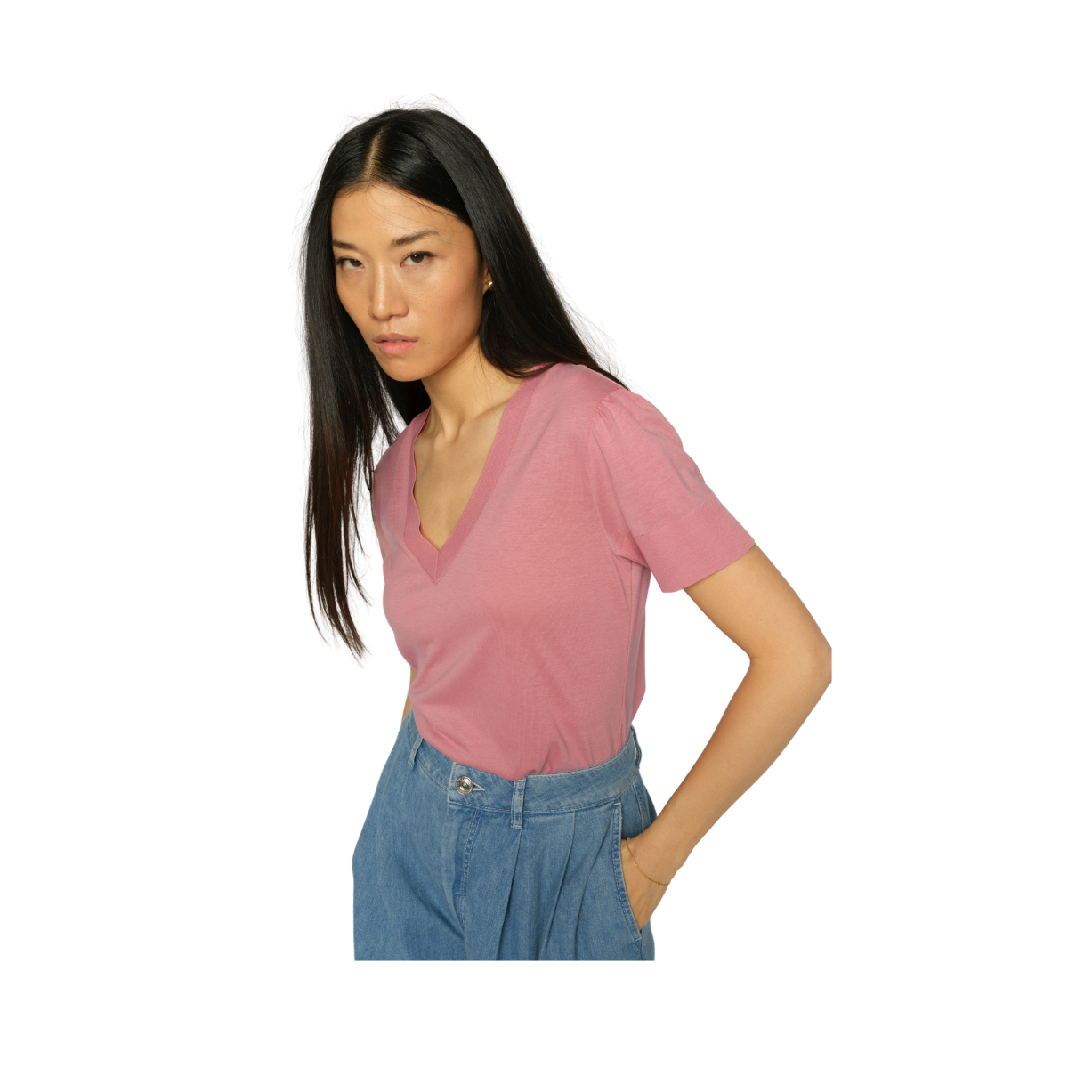 MMSink V-SS Tee - Dusty Rose