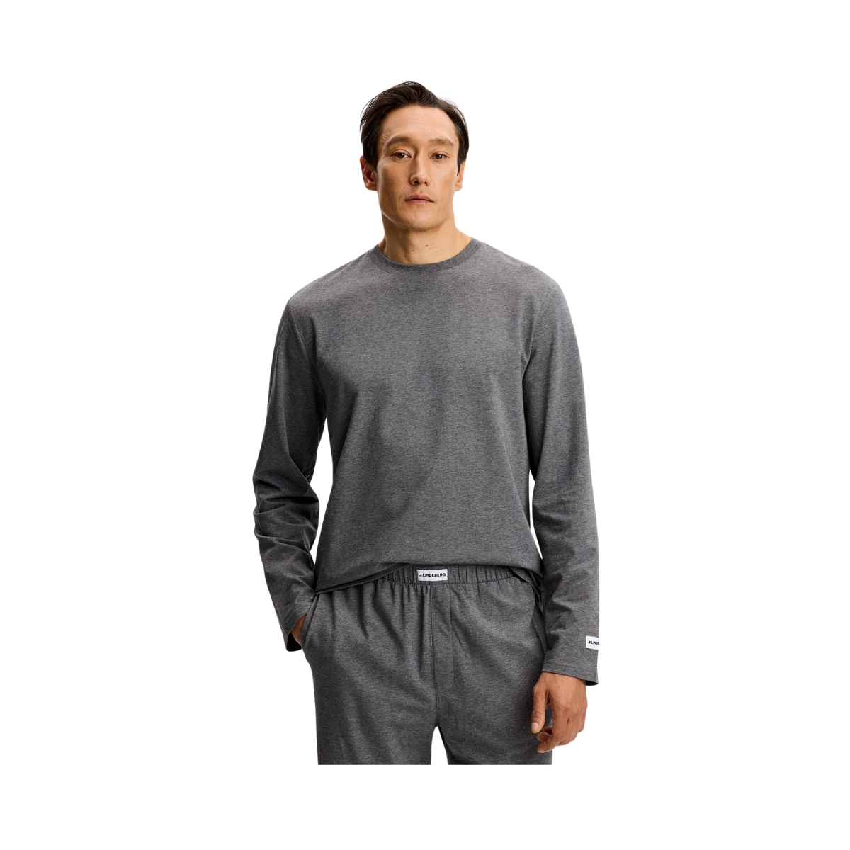 Pierce Pyjama Set - Dark Grey Melange
