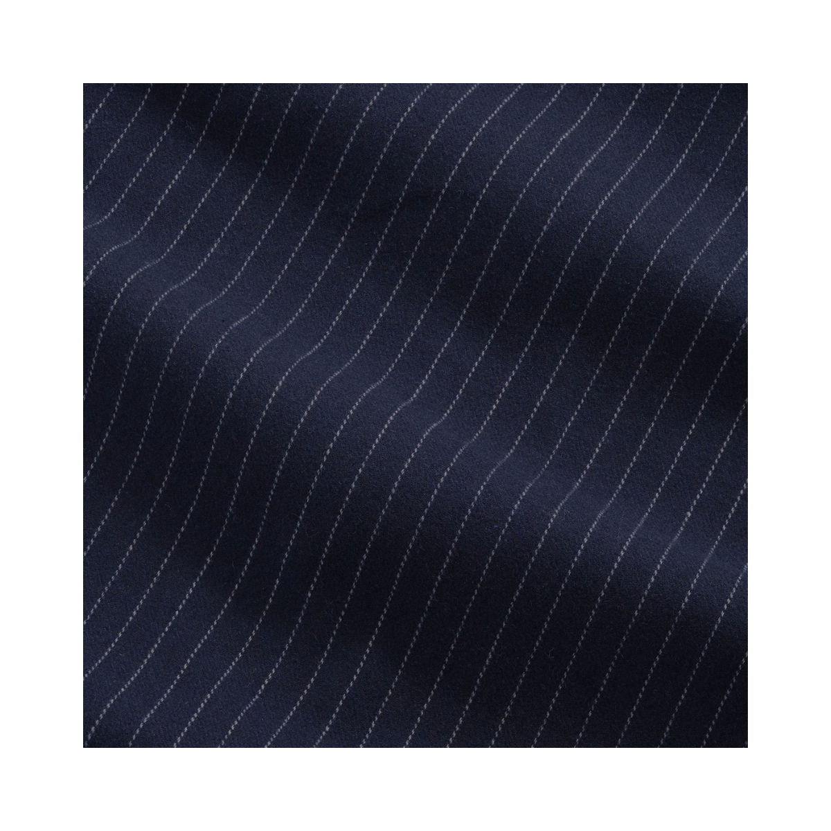 Woven Overshirt - Navy Pinstripe