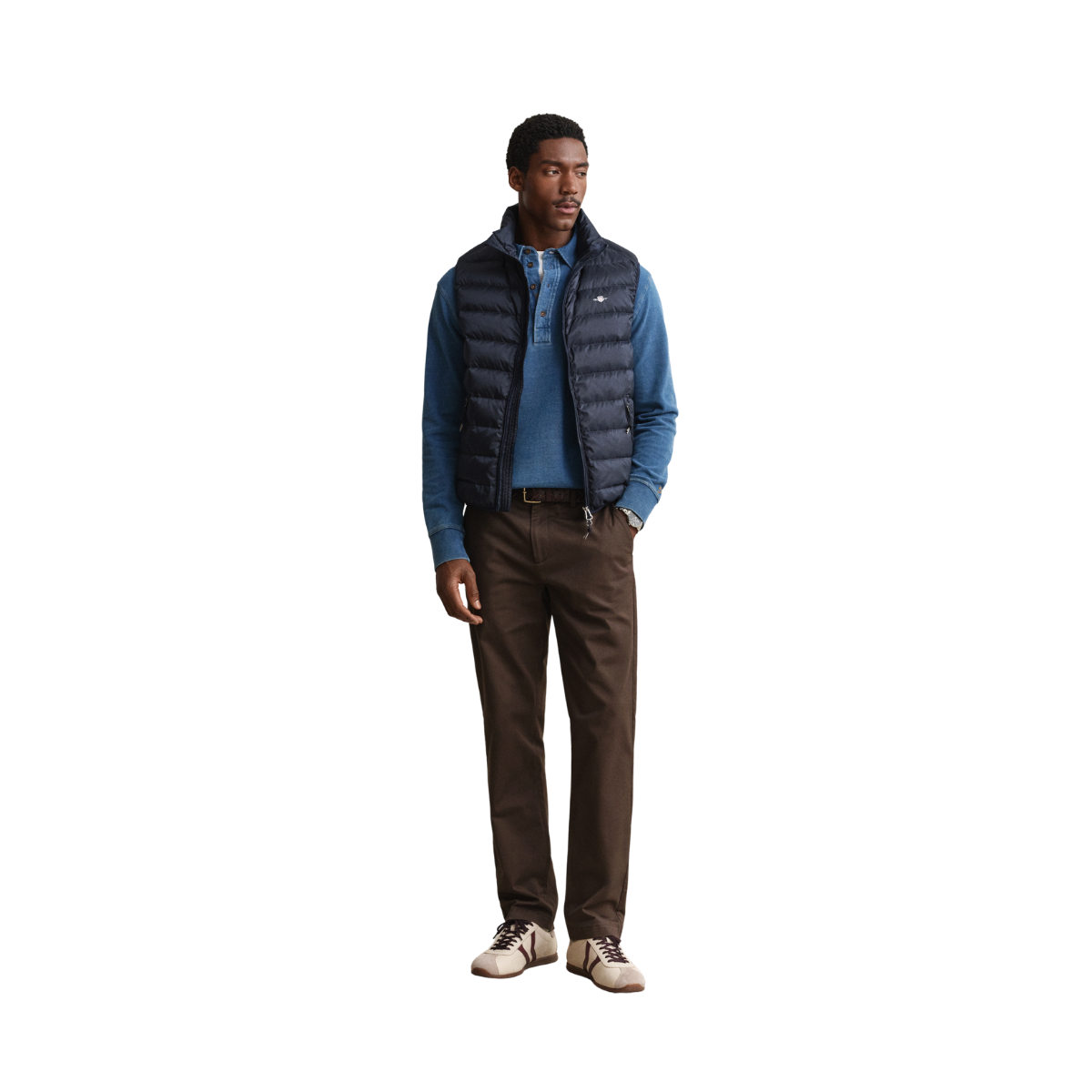 Light Down Vest - Evening Blue