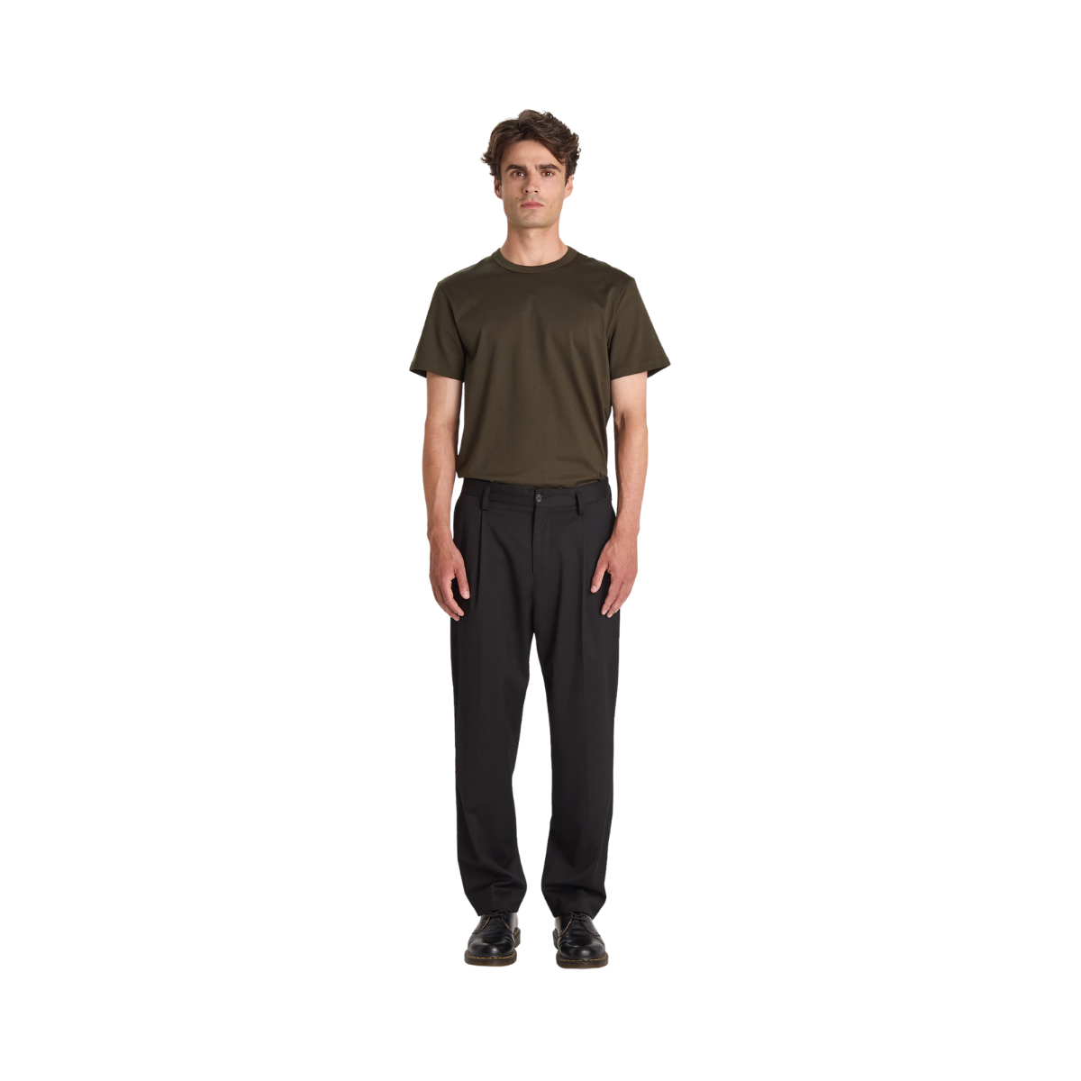Crew-Neck Pima - Deep forest