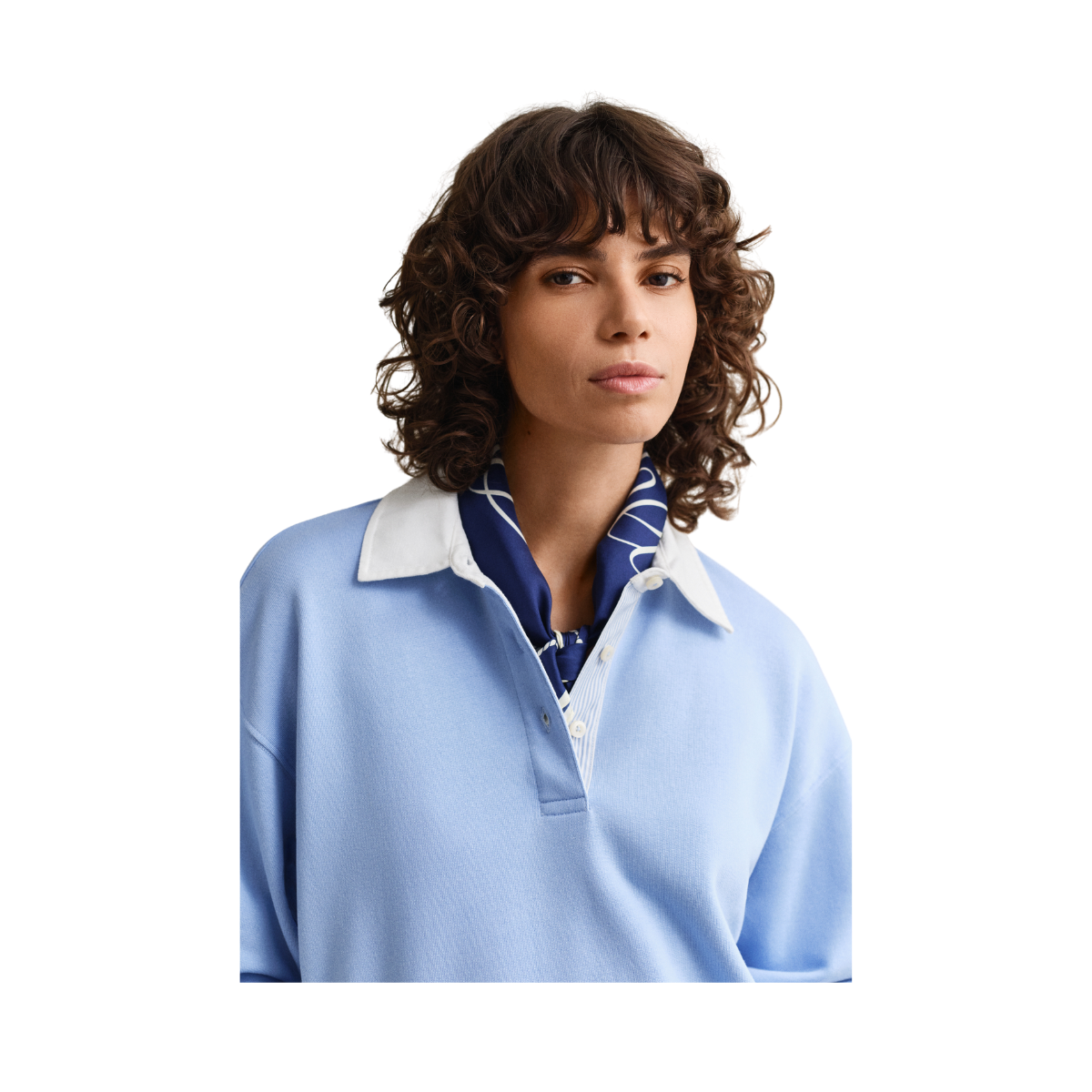 Rugger Sweatshirt - Hydrangea Blue