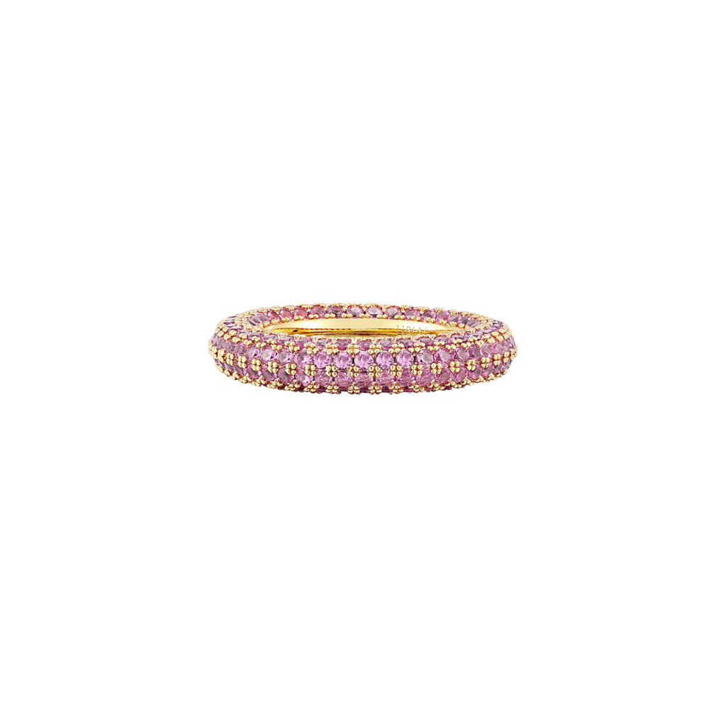 Pave Amalfi Ring - Pink