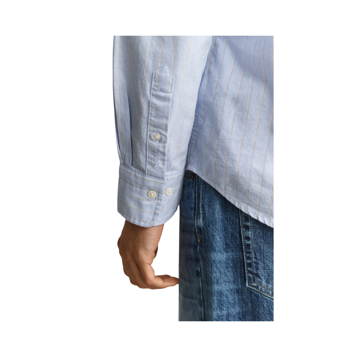 Reg Archive Oxford Stripe Shirt - Clear Sky