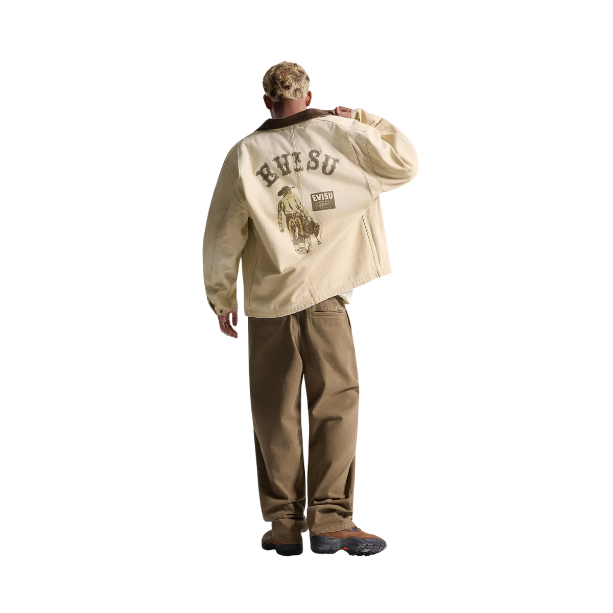 Vintage Canvas Coverall Jacket - BEIGE
