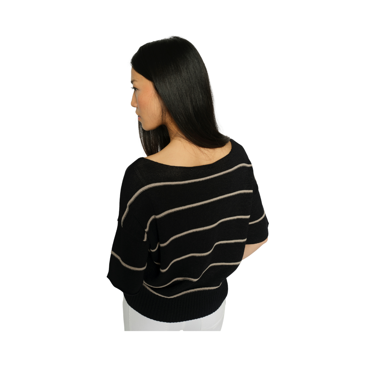 MMArlen Paper SS Knit - Black