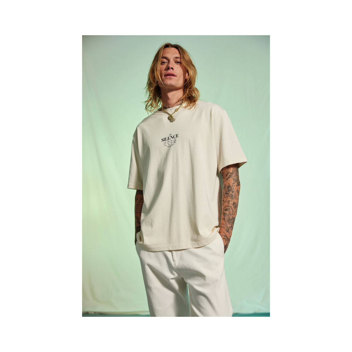 Berkeley Tee The Silence - CREME