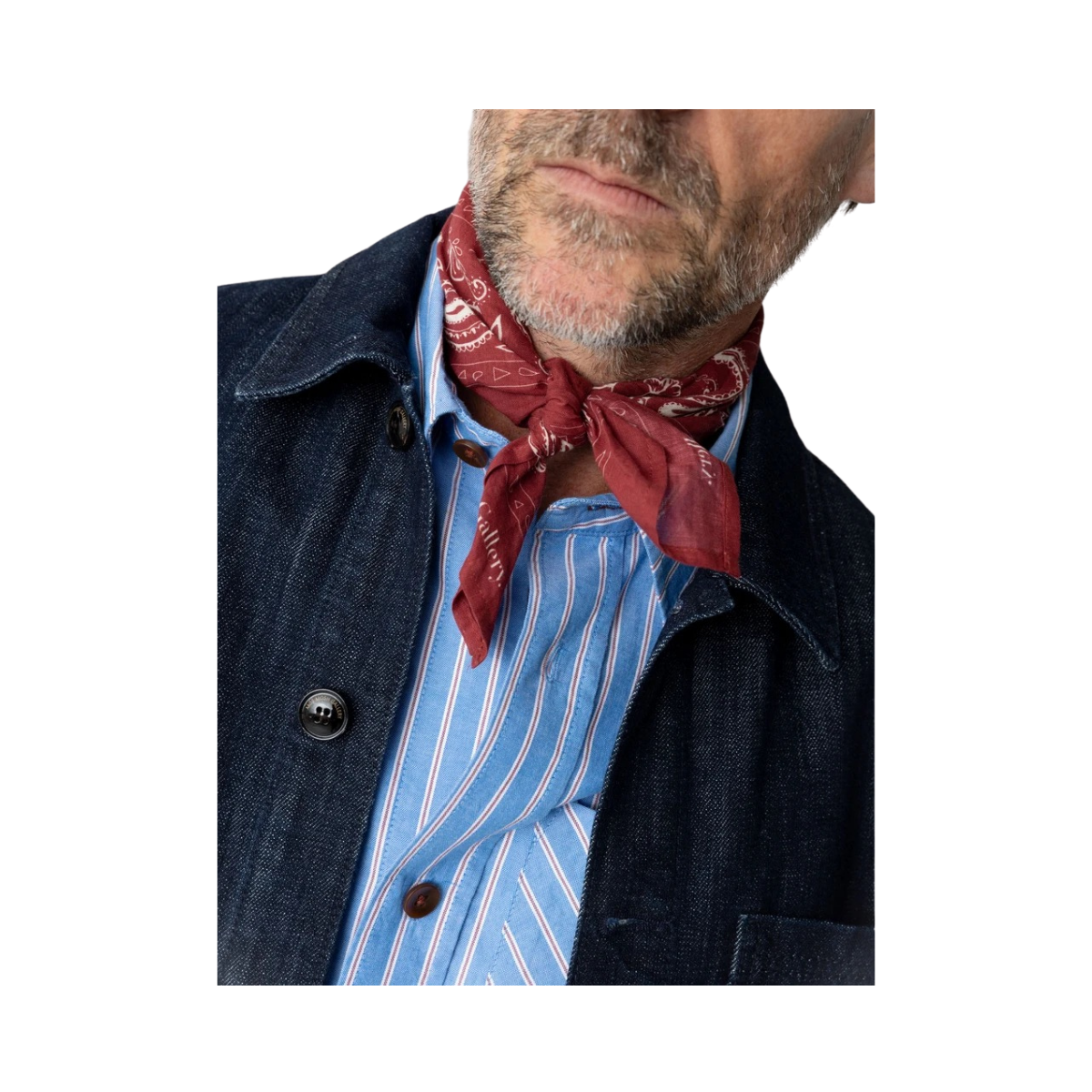 MMGMartin Paisley Neckerchief - Burnt Russet