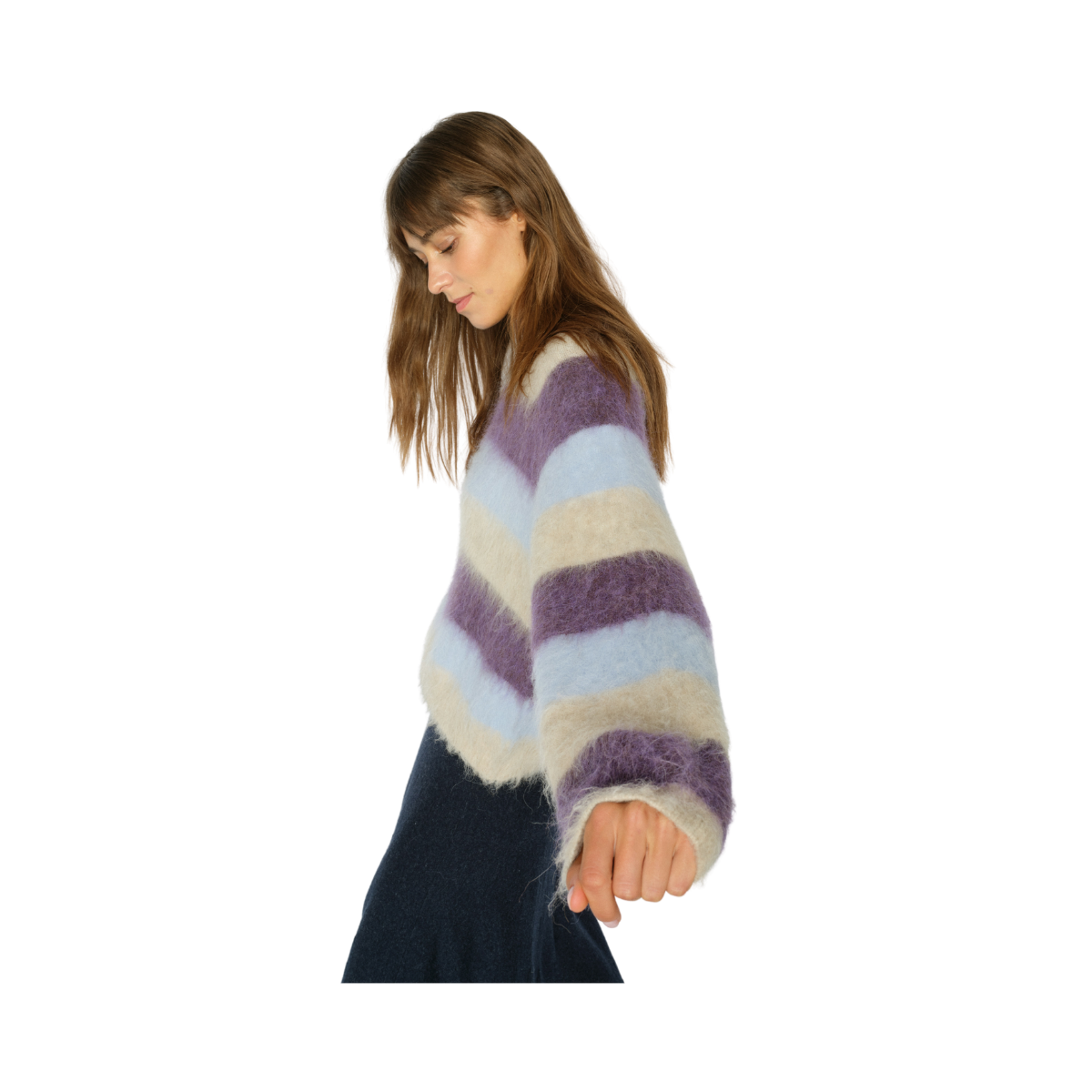 MMSuvi Stripe Knit - Sweet Grape