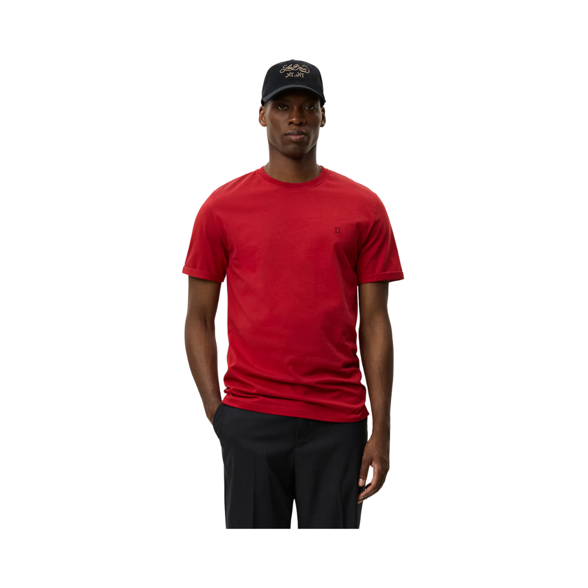 Norregaard Contrast T-Shirt - Scarlet Sage