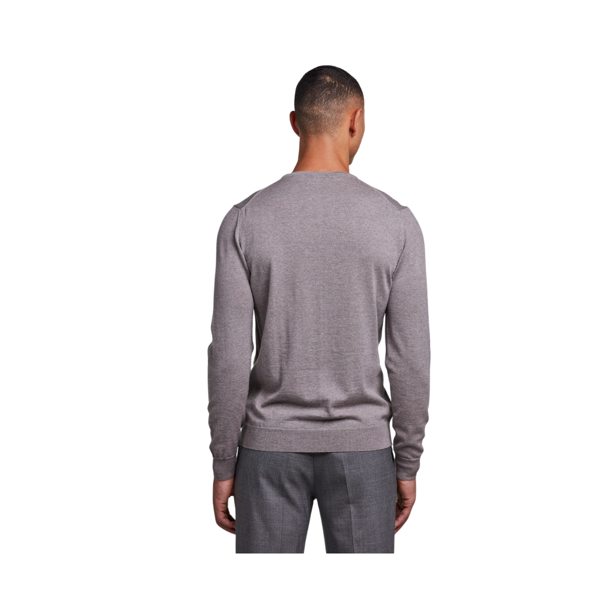 Merino Extrafine Crew Neck - Light Brown