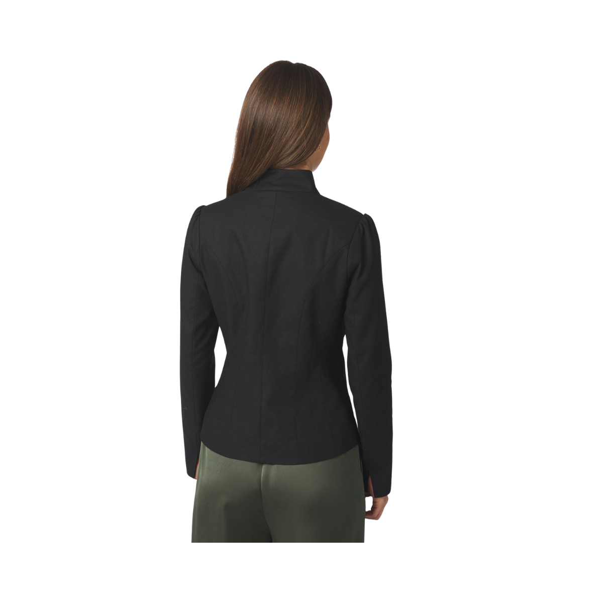 Ardena Linen Blazer - 100 Black