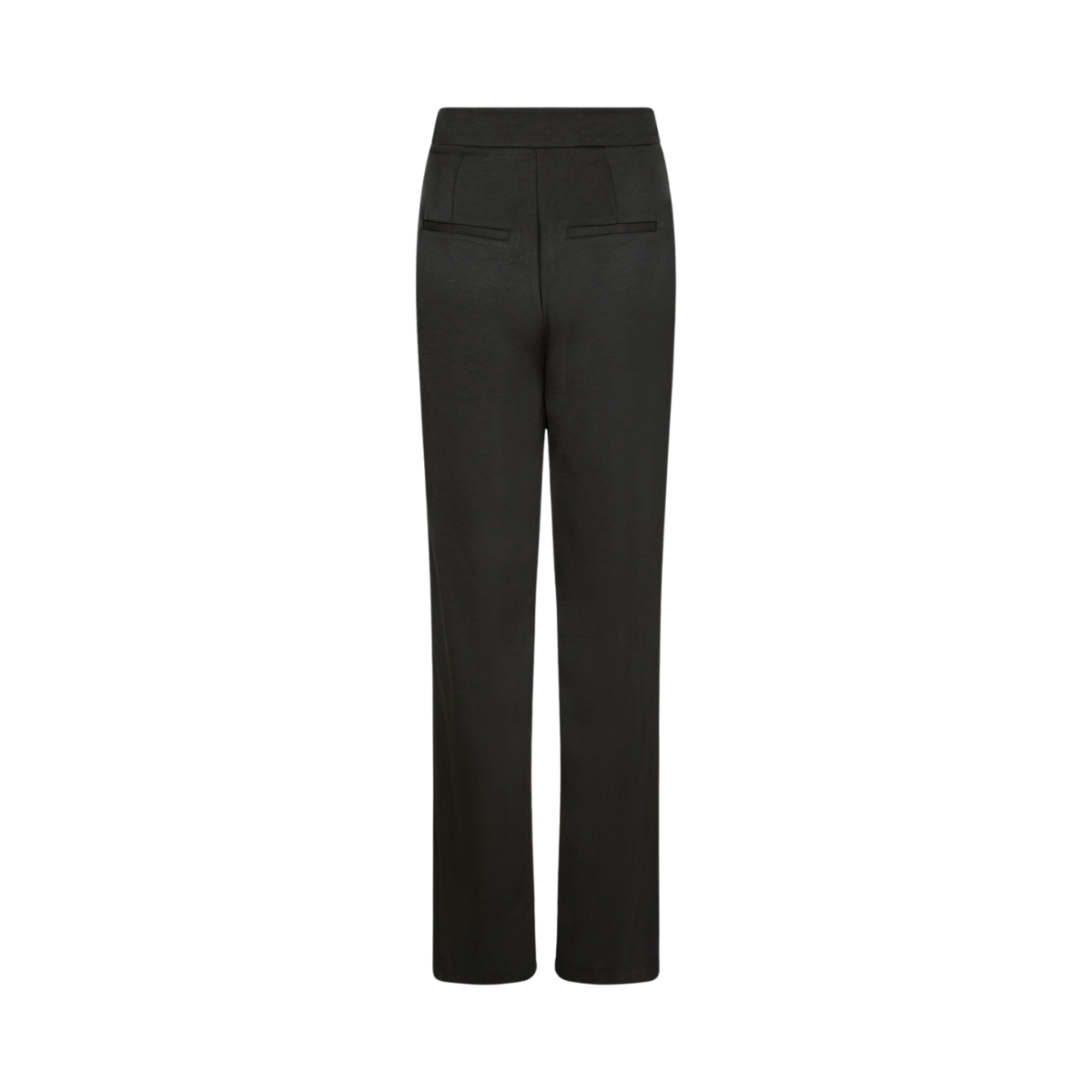 Debra Heavy Sateen Pants - Black