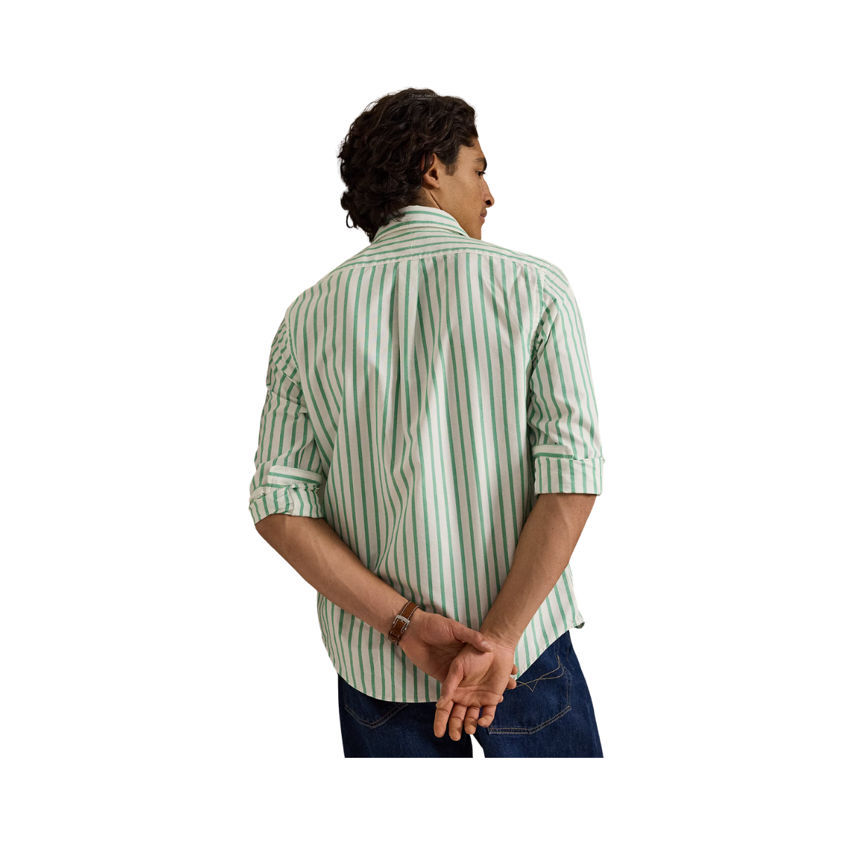 Woven Sport Shirt - 002 Summer Emerald White