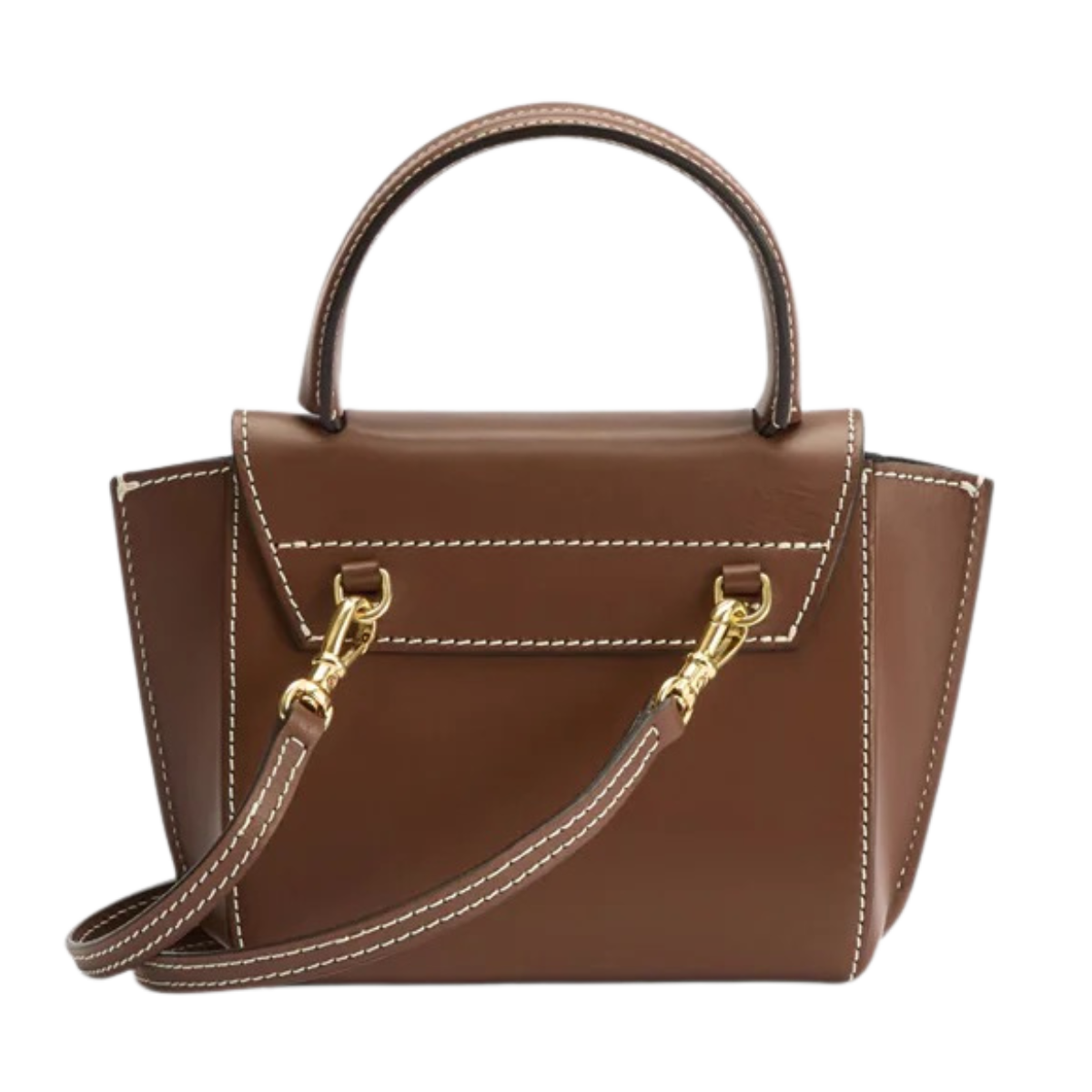 Montalcino Leather Mini Handbag - 1079 Cannella
