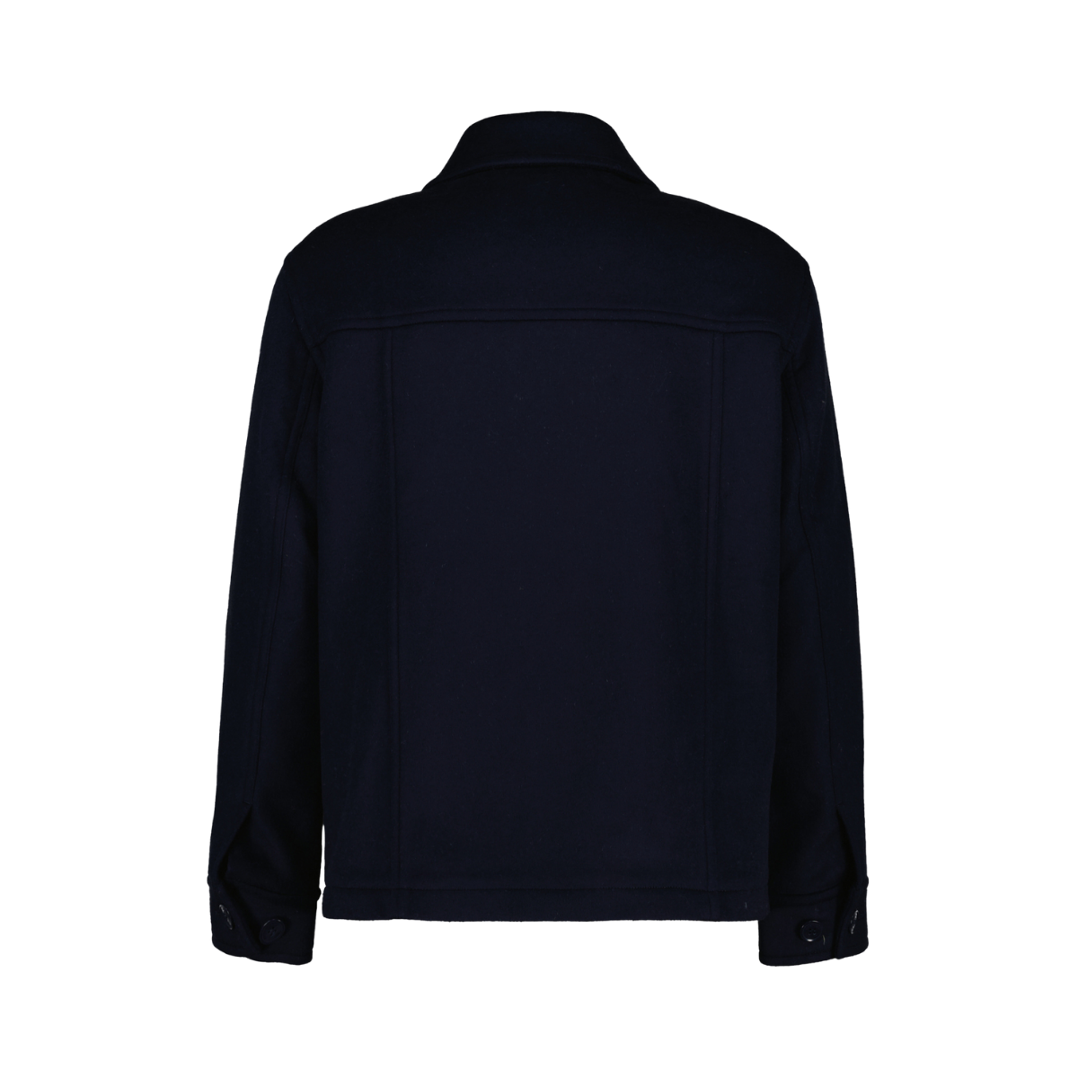 WOOL FIELD JACKET - Navy