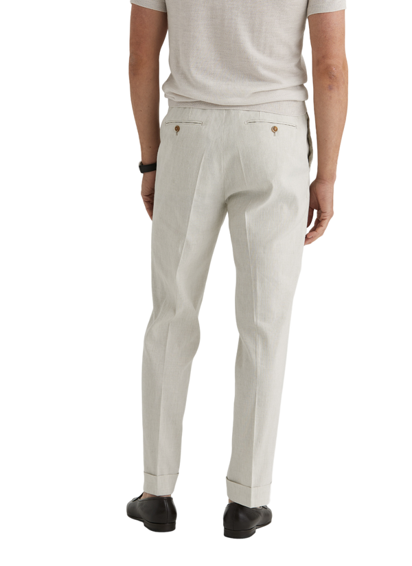 Jack Summer Structure Suit Trousers - White