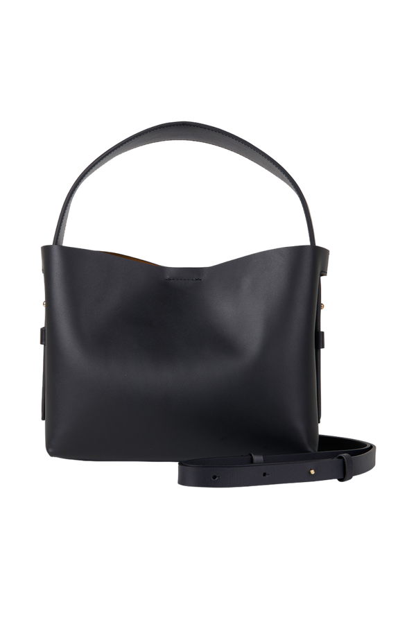 Leata Leather Bag - Black