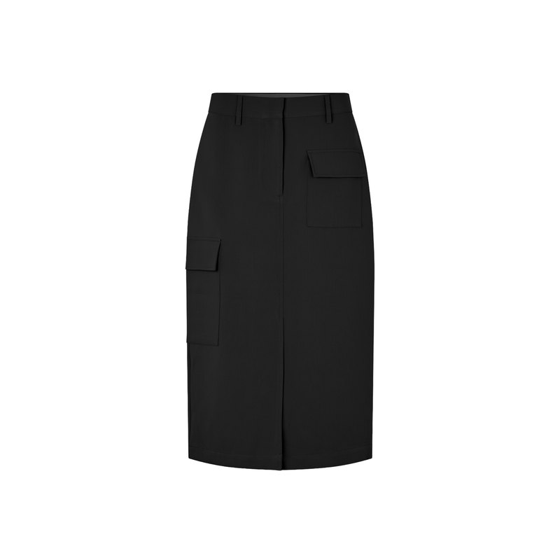 Evile Pocket Skirt - Black