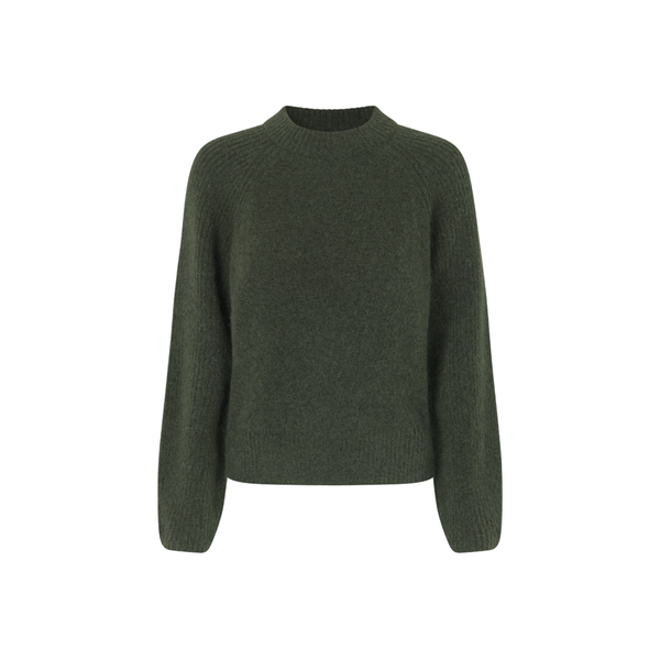 Brookline Knit New O-Neck - Green