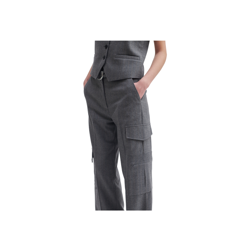 Holsye Cargo Trousers - Grey