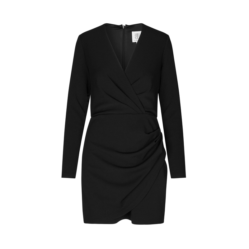 Kos Short Dress - Black