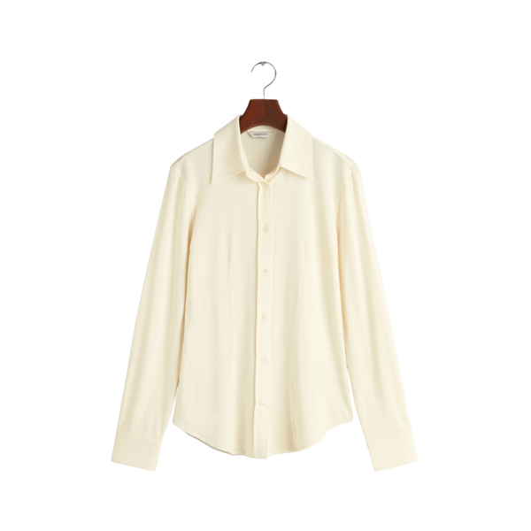 Slim Jersey Shirt - White