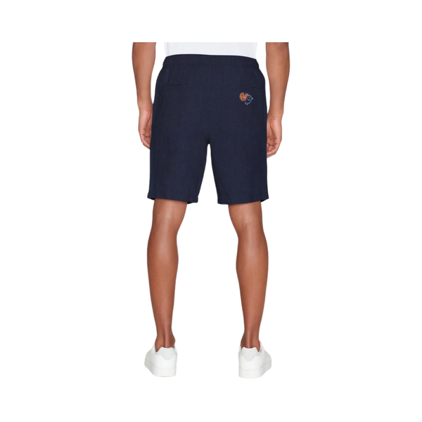 Fig Embroidery Shorts - Blue