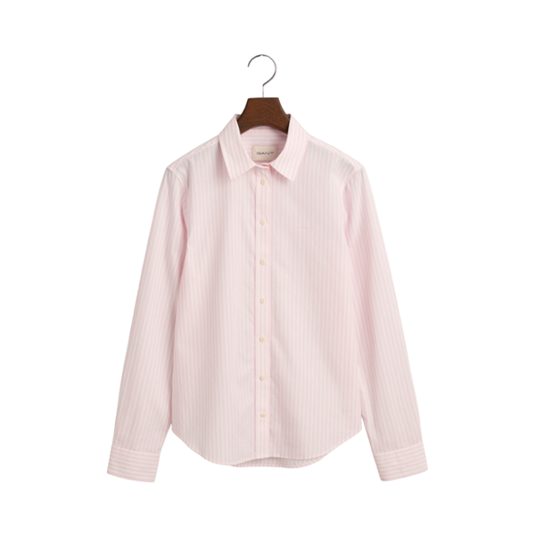 Poplin Striped Shirt - 662 Light Pink