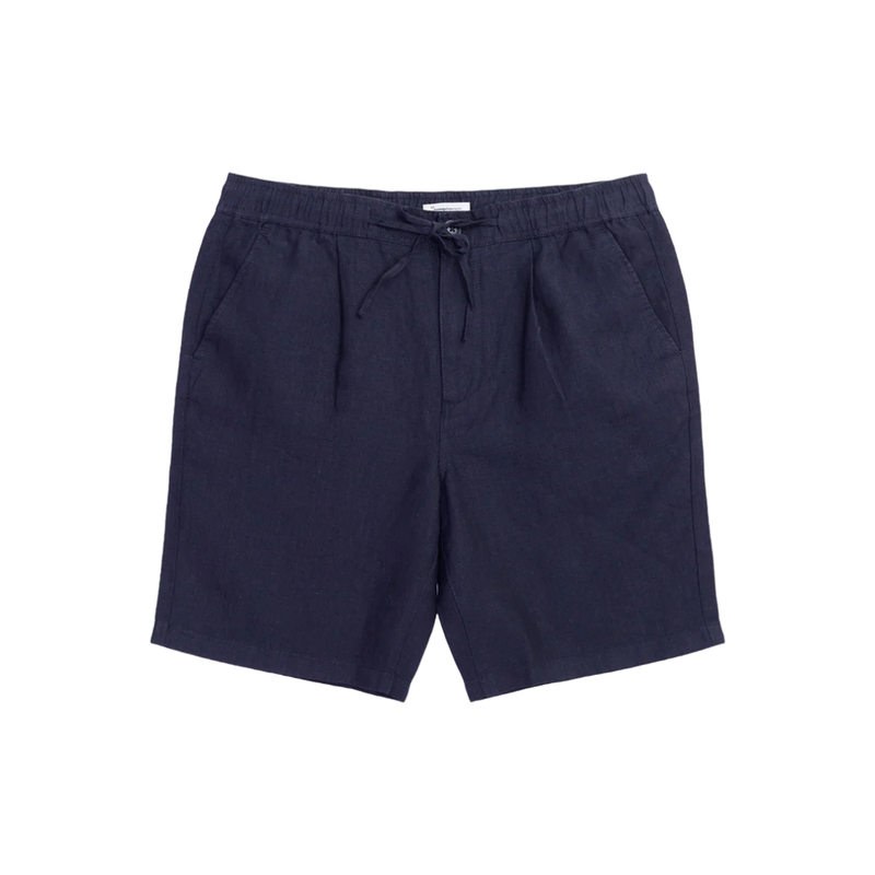 Loose Linen shorts - Blue