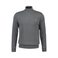 CLASSIC COTTON HALF ZIP - Grey