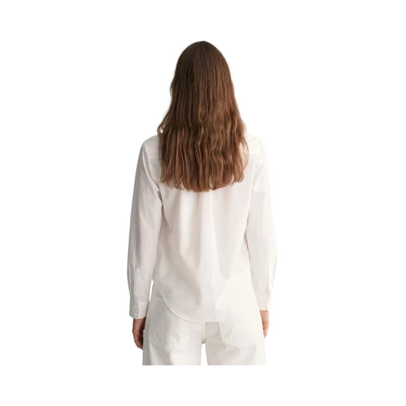 Regular Poplin Shirt - White