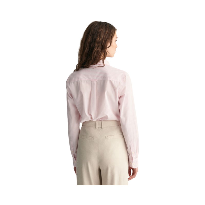 Poplin Striped Shirt - 662 Light Pink