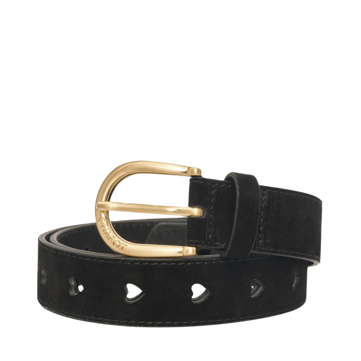 Cut It Out Heart Belt - Black