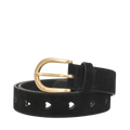 Cut It Out Heart Belt - Black