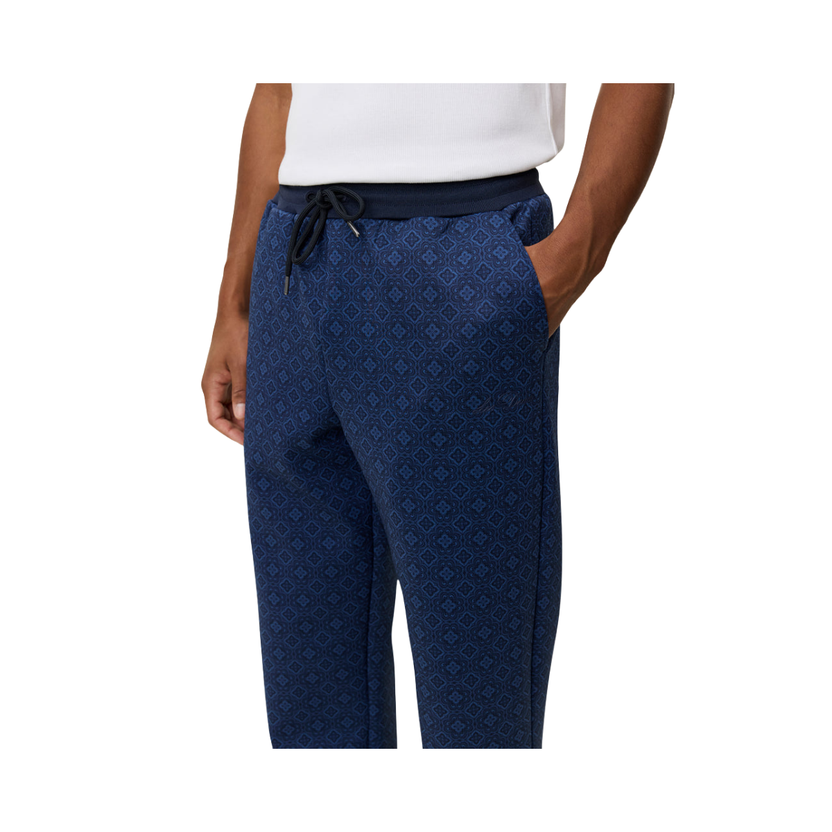 Ballier Crew Casual Track Pants - Dark Denim Blue