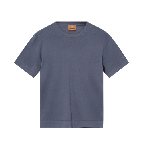 MM Gallery MMGCROWE KNIT TEE - FLINT STONE