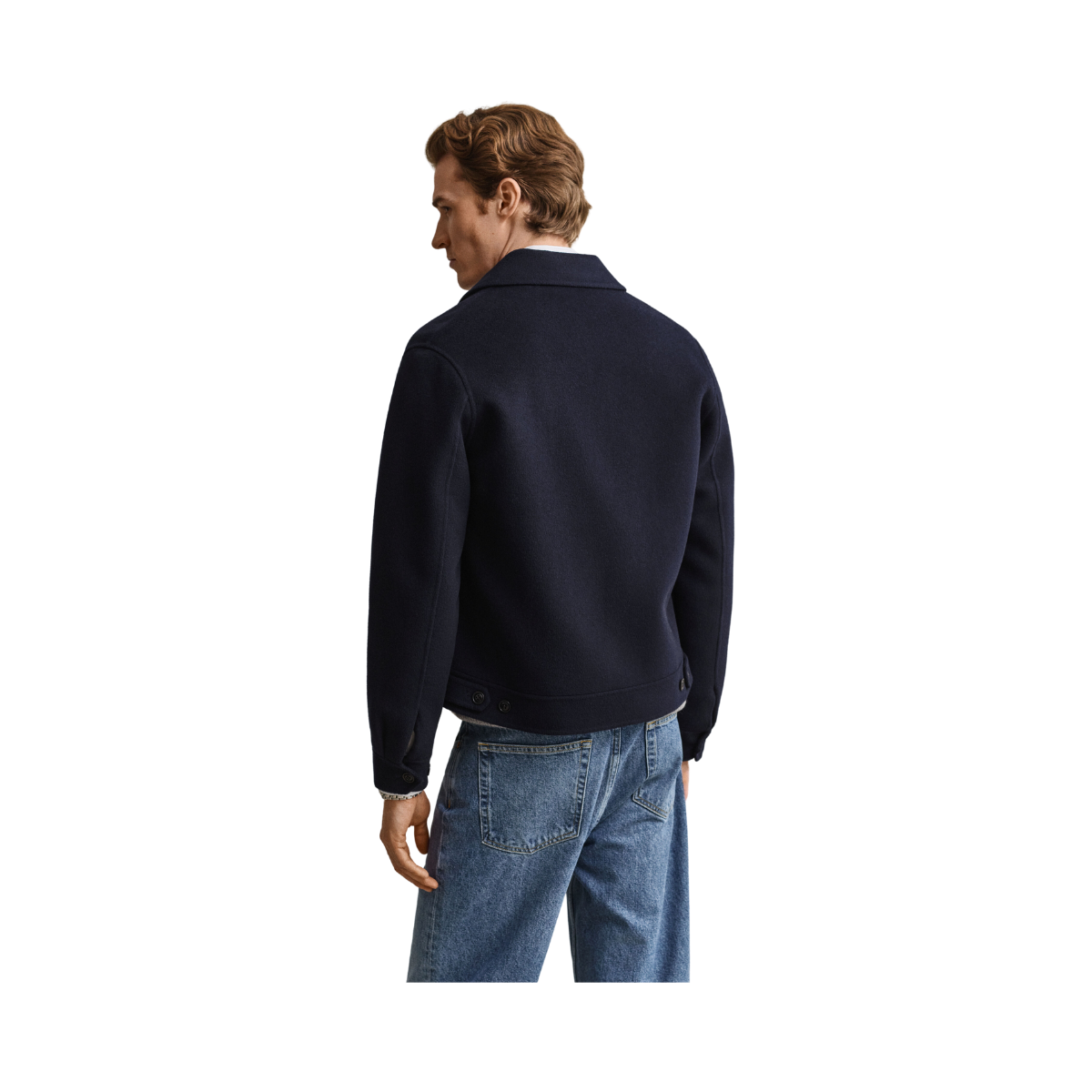 Handstitched Jacket - Evening Blue