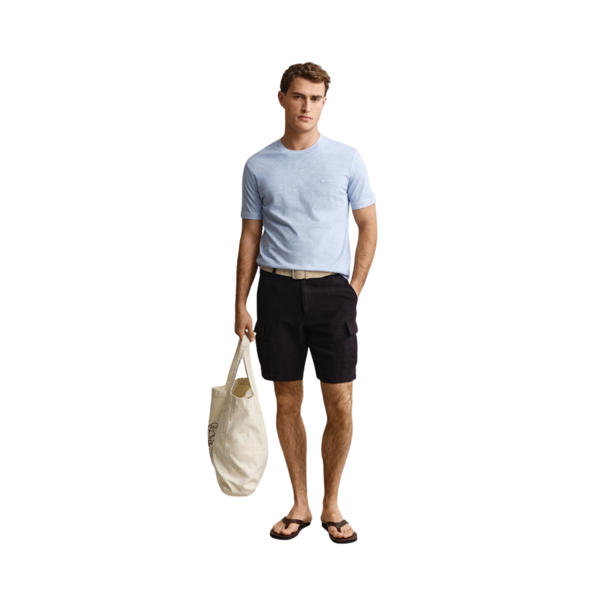 Washed Slub Tshirt - Fresh Blue
