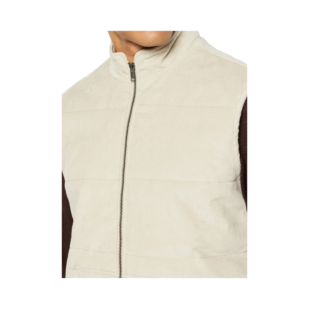 11-Wales Corduroy Vest - White