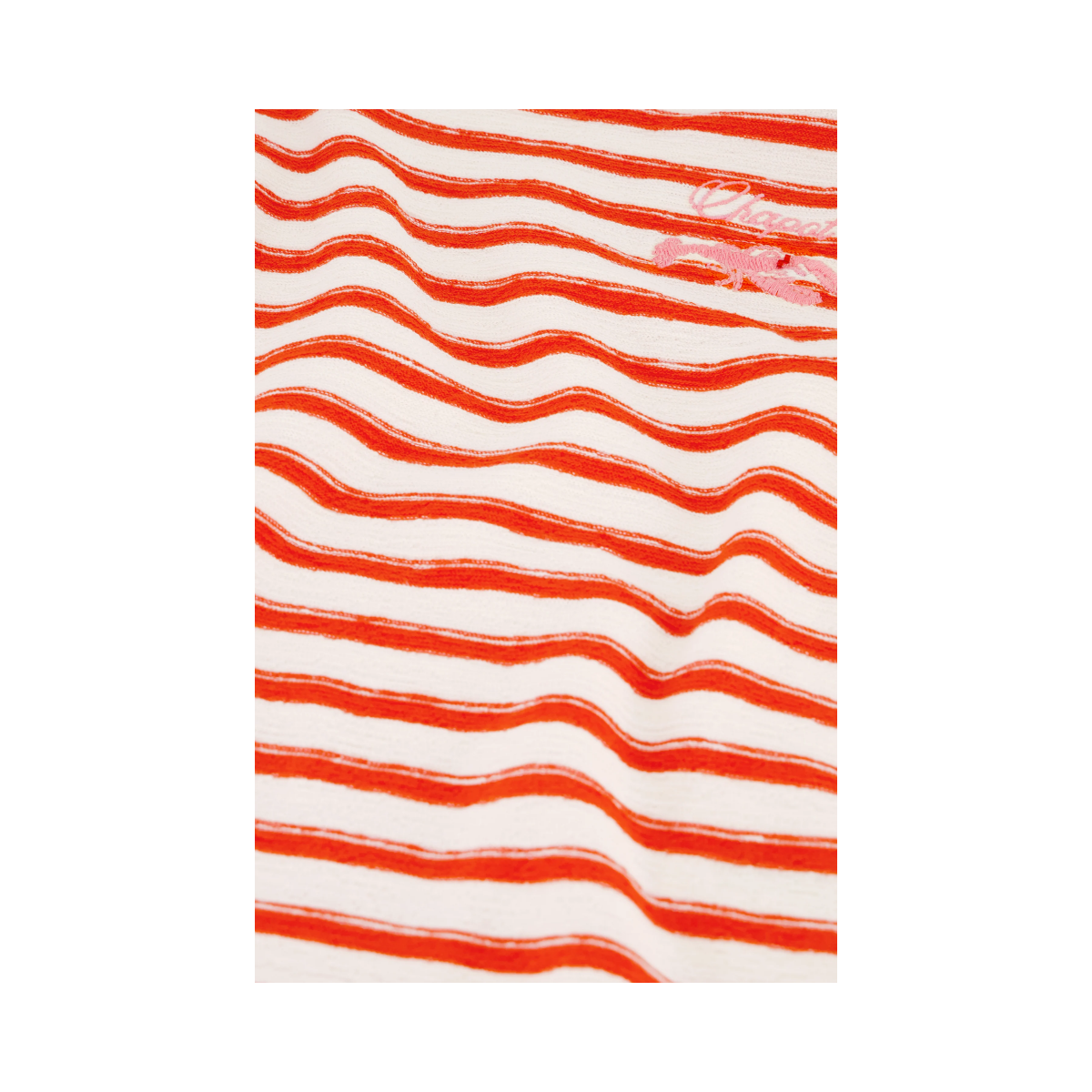 Celina Top - Cosy White/Tangerine Tango