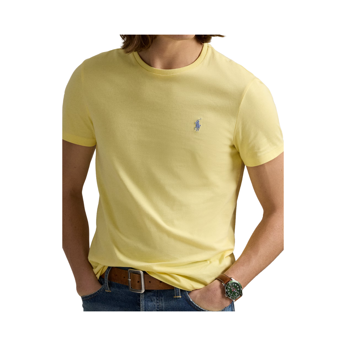 Classic Fit Crewneck T-Shirt - Resort Gold