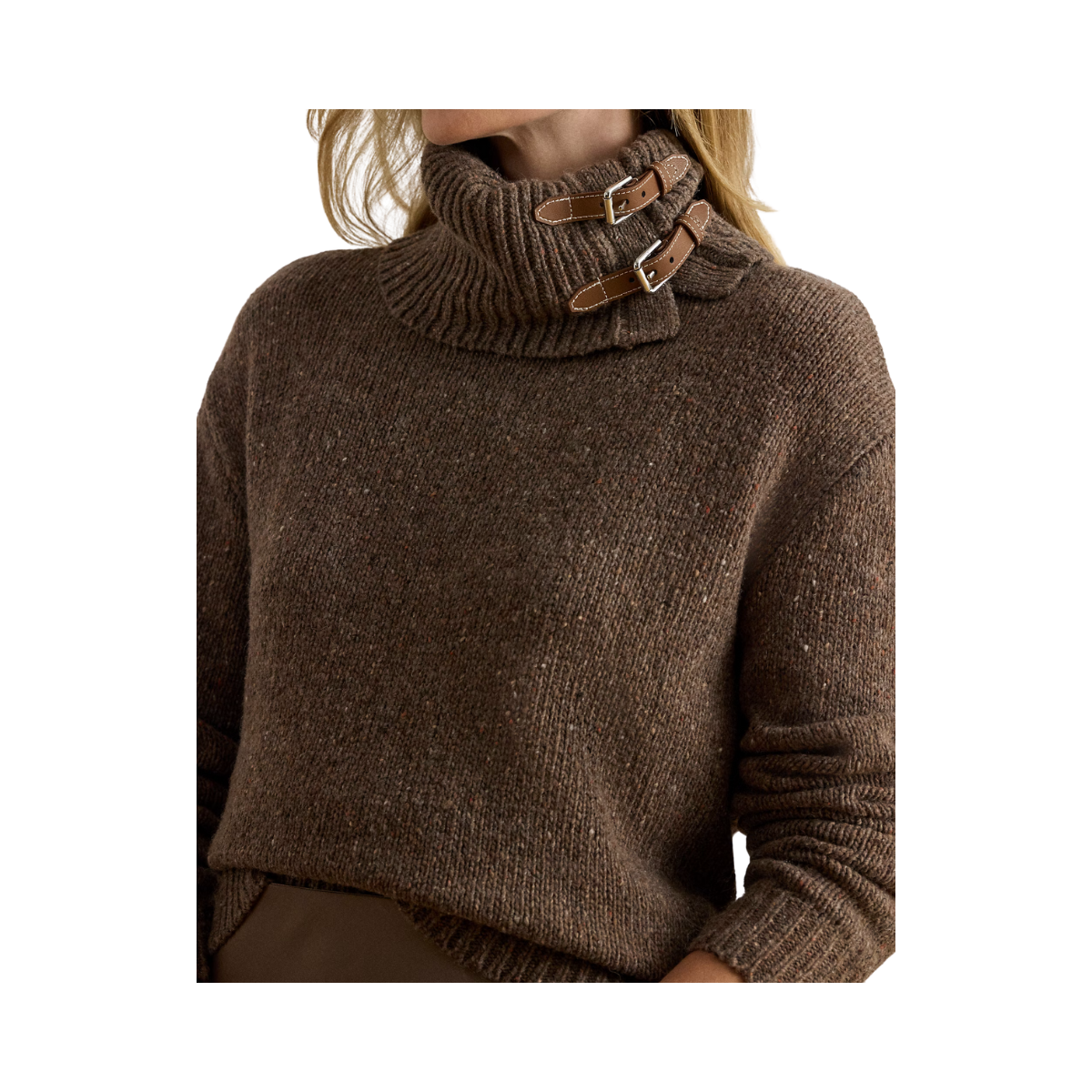 Lakiat Pullover - Taupe Brown Heather Donegal