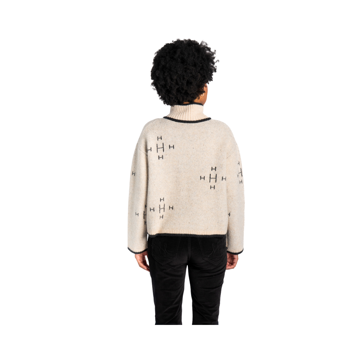Iben Zip Jacket - Light Beige Melange
