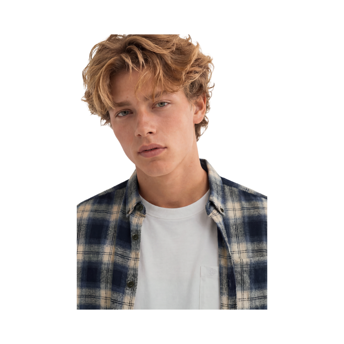L/S Cotton Lumberjack Shirt - Cedar Check Navy