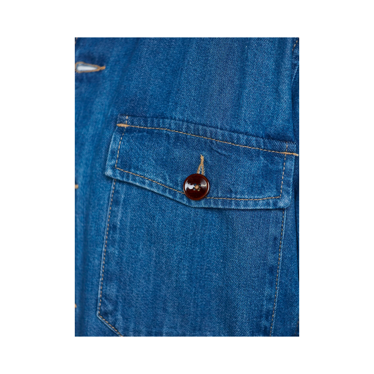 Denim Overshirt - Blue