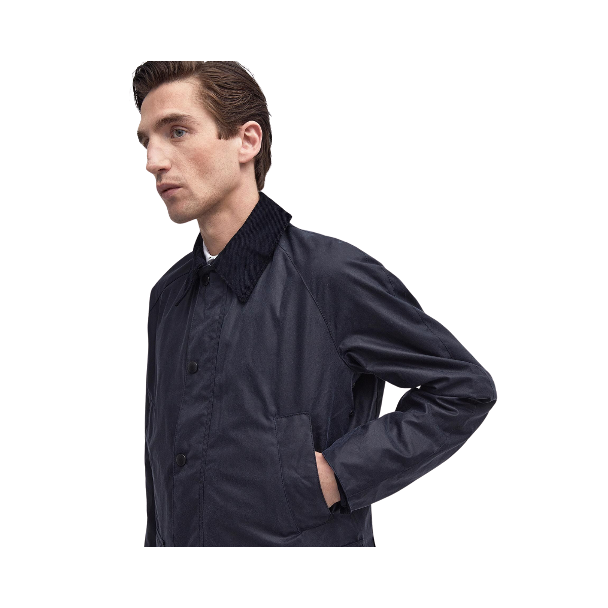 Ashby Wax Jacket - Navy