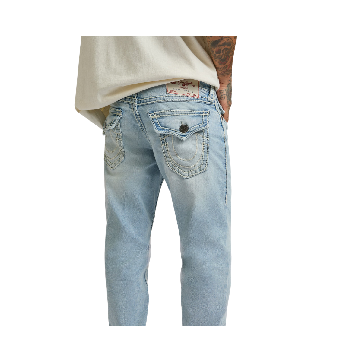 Ricky Sn Flap - JMCL Coastline Ash Light Wash