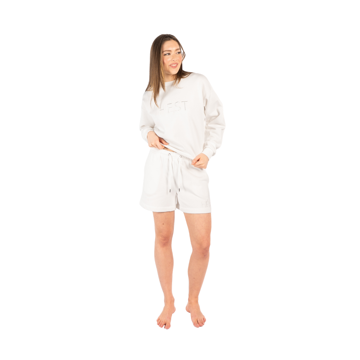 Gabriela Shorts - White Alyssum